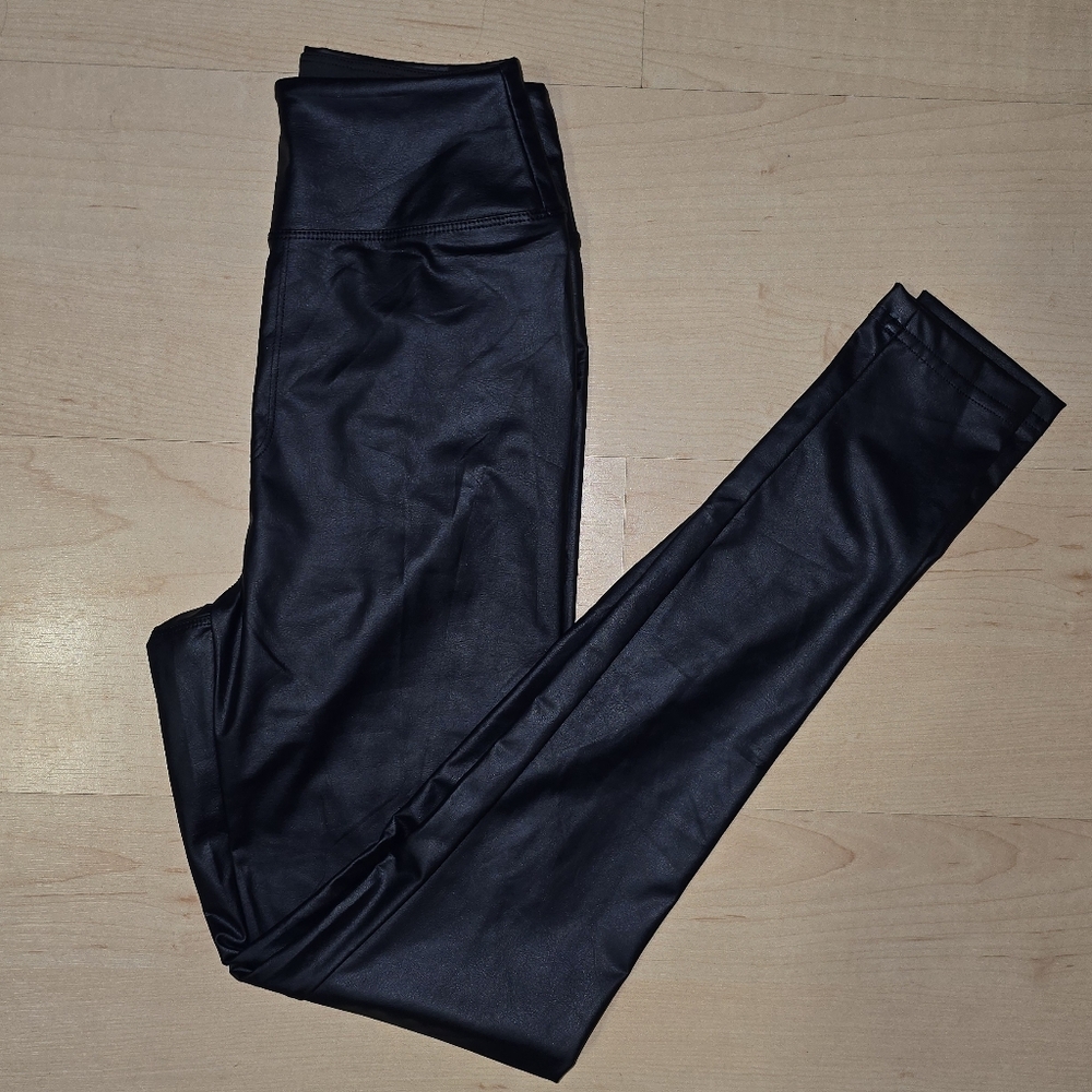 NWT Aerie Real Luxe Faux Leather Leggings Size: Small